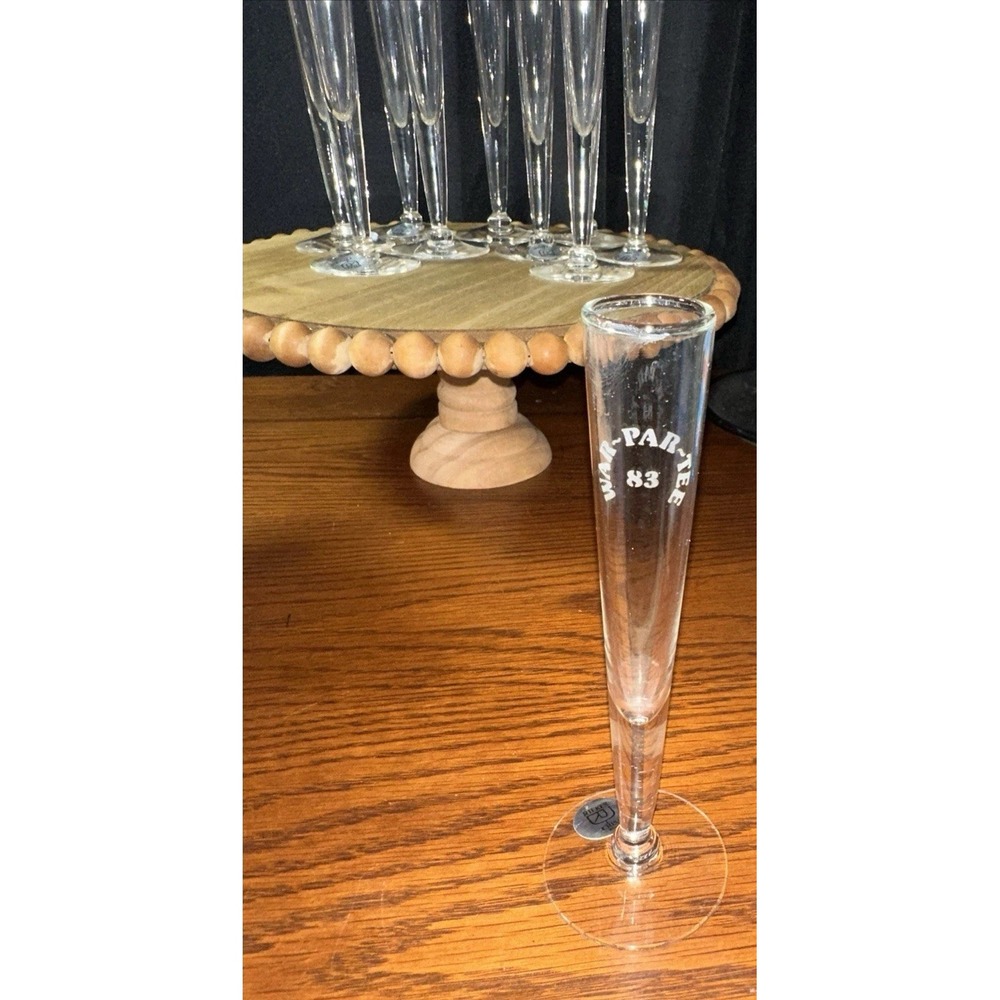 8-Elegant Hand Blown Shot Glasses (Made In Mexico) Original Label